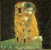 Поцелуй, черный фон, 33х33 см, салфетка для декупажа - Заготовки для декупажа. Интернет-магазин Завиток